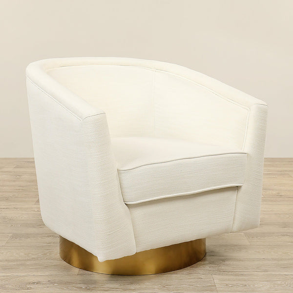 Brooks <br> Swivel Armchair Lounge Chair - Bloomr