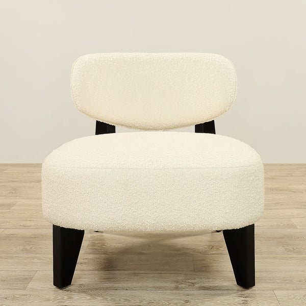 Emilia - Bouclé <br> Armchair Lounge Chair - Bloomr