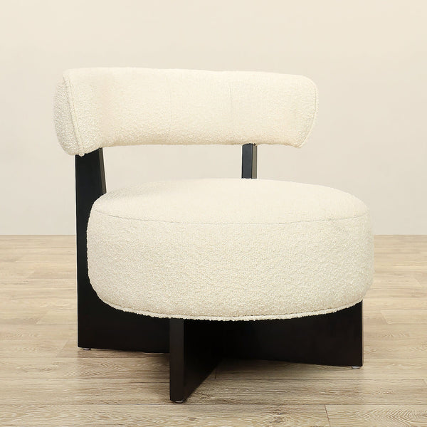 Vico - Bouclé<br>  Armchair Lounge Chair - Bloomr