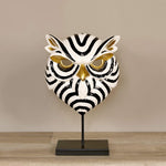 Ceramic Animal Mask with Metal Base - Bloomr