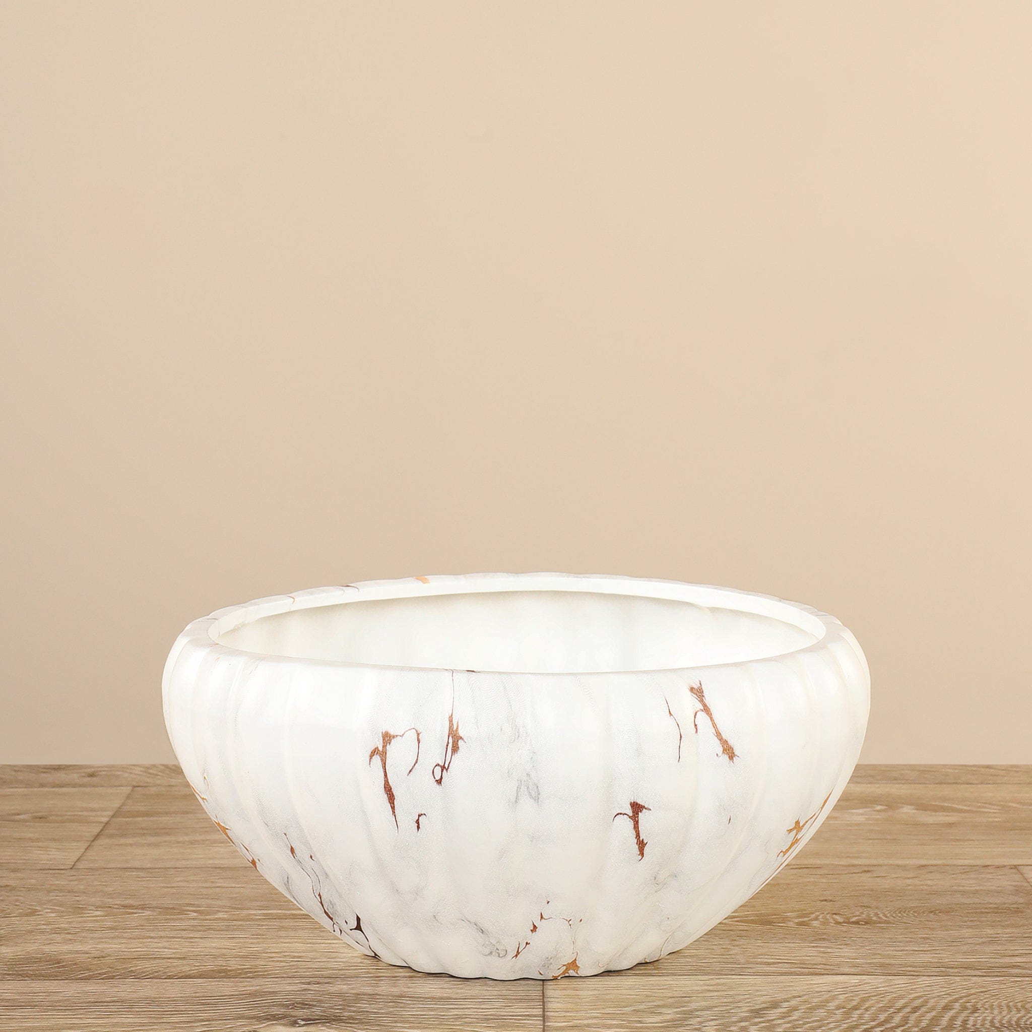 Ceramic Marble Gold Pot - Bloomr
