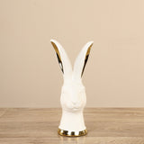 Ceramic Rabbit Head Décor - Bloomr
