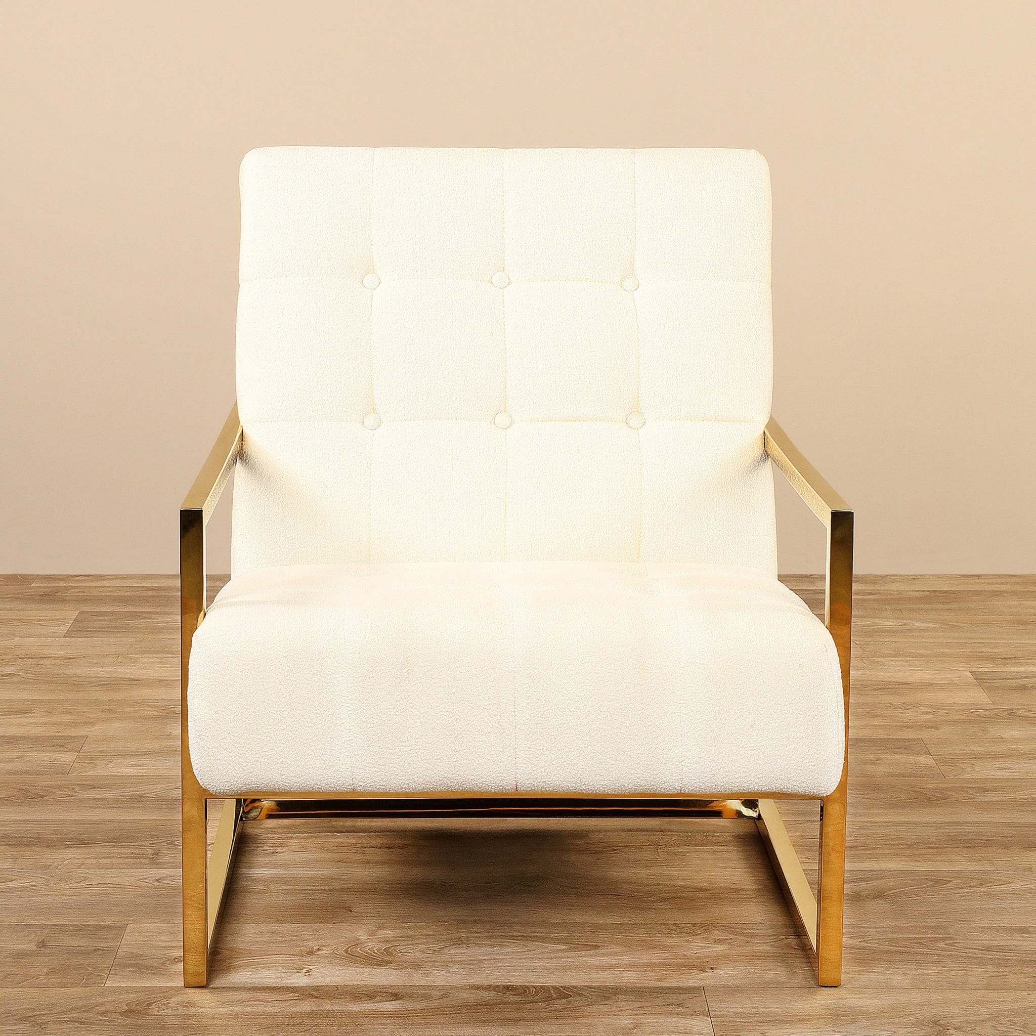 Michele - Bouclé<br>  Armchair Lounge Chair - Bloomr