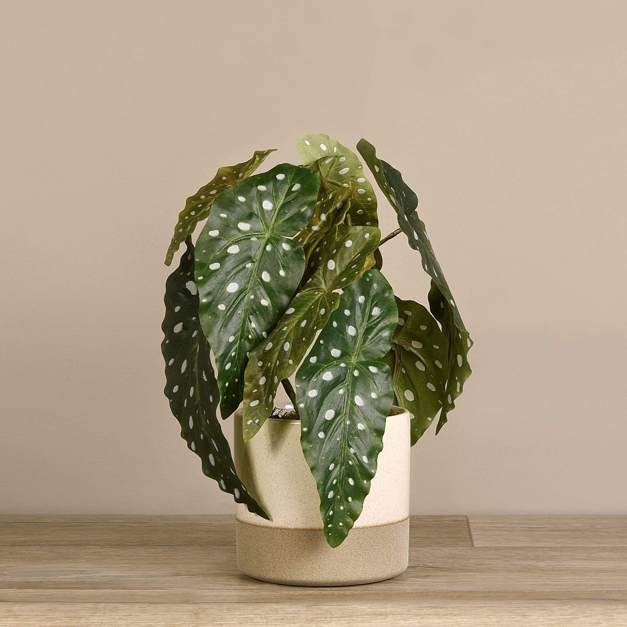 Artificial Potted Begonia - Bloomr